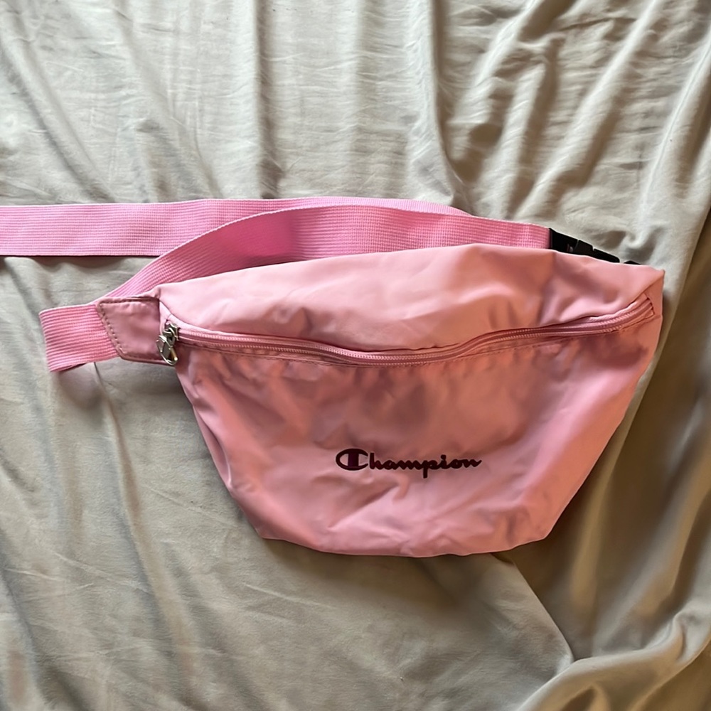 Pink champion fanny pack